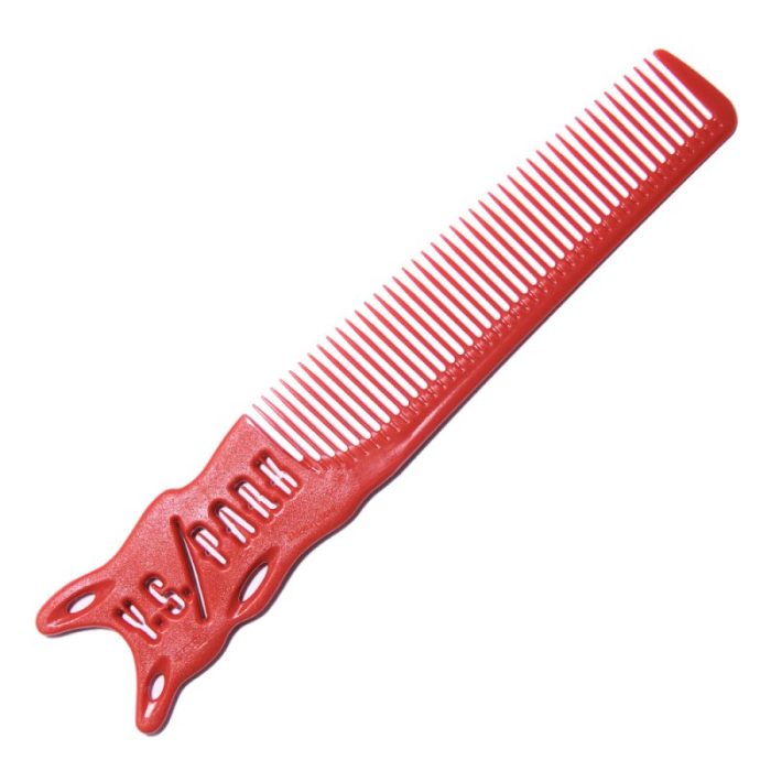 YS Park 209 Barber Comb Red