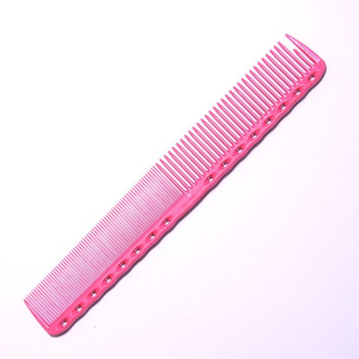 YS Park 336 Fine Cutting Comb Long Pink