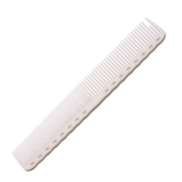 YS Park 336 Fine Cutting Comb Long White