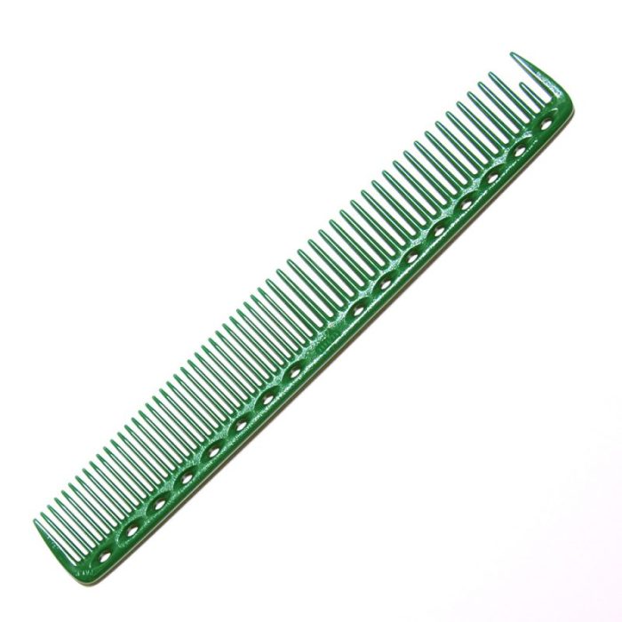 YS Park 337 Quick Cutting Comb Round Tooth Green