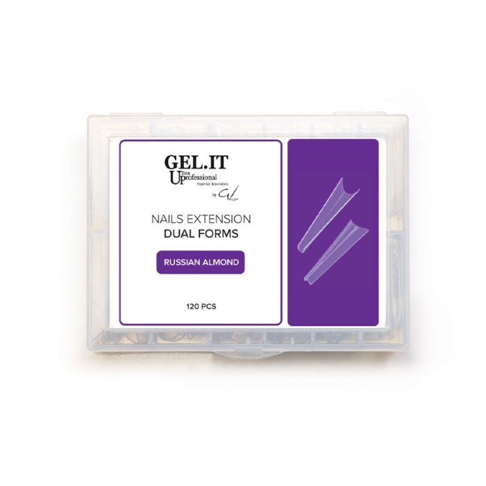 GEL.IT.UP Dual Forms Nails Extension Russian Almond 120τμχ