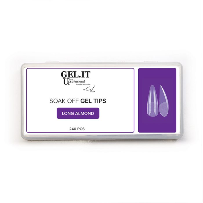 GEL.IT.UP Gel Tips Soak off-Long Almond 240τμχ